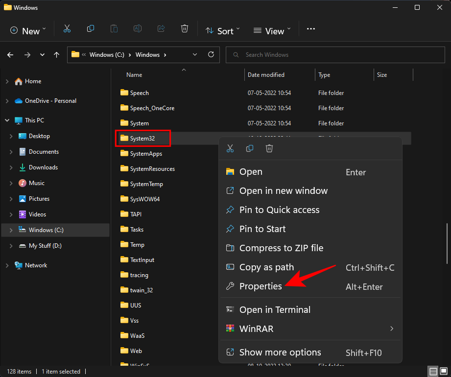 在 Windows 11 或 10 上打开 System 32 文件夹的 3 种方法
