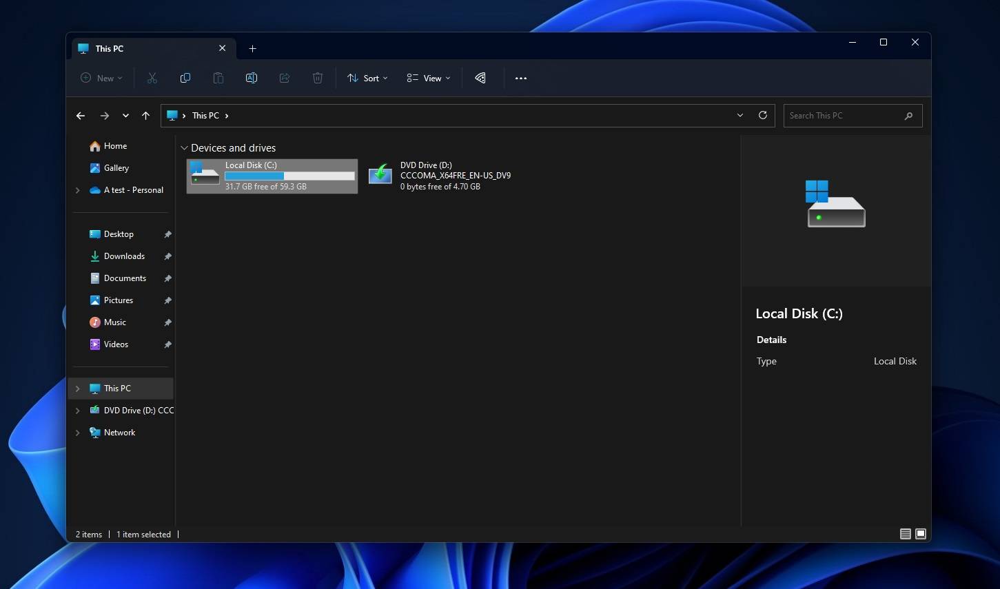这是 Windows 11 的新文件资源管理器,自 Windows 8 以来最大的更新