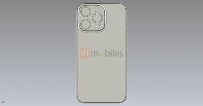 首次据称的 iPhone 14 Pro 的 CAD 渲染图显示药丸形和圆形切口取代缺口