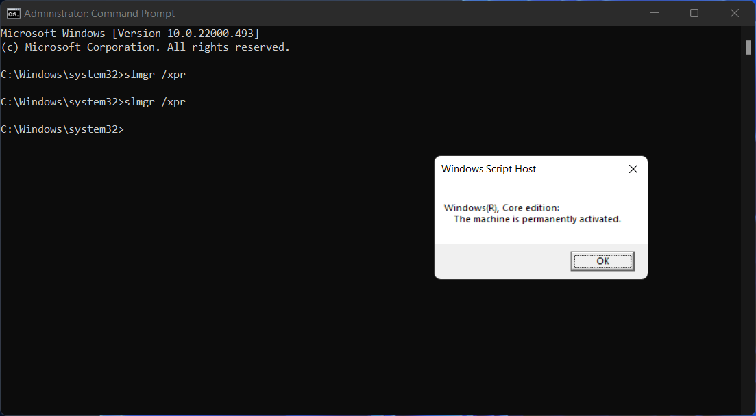 修复:Windows 11 激活错误 0xc004f213
