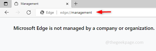修复：您的浏览器由 Edge 浏览器中的组织消息管理