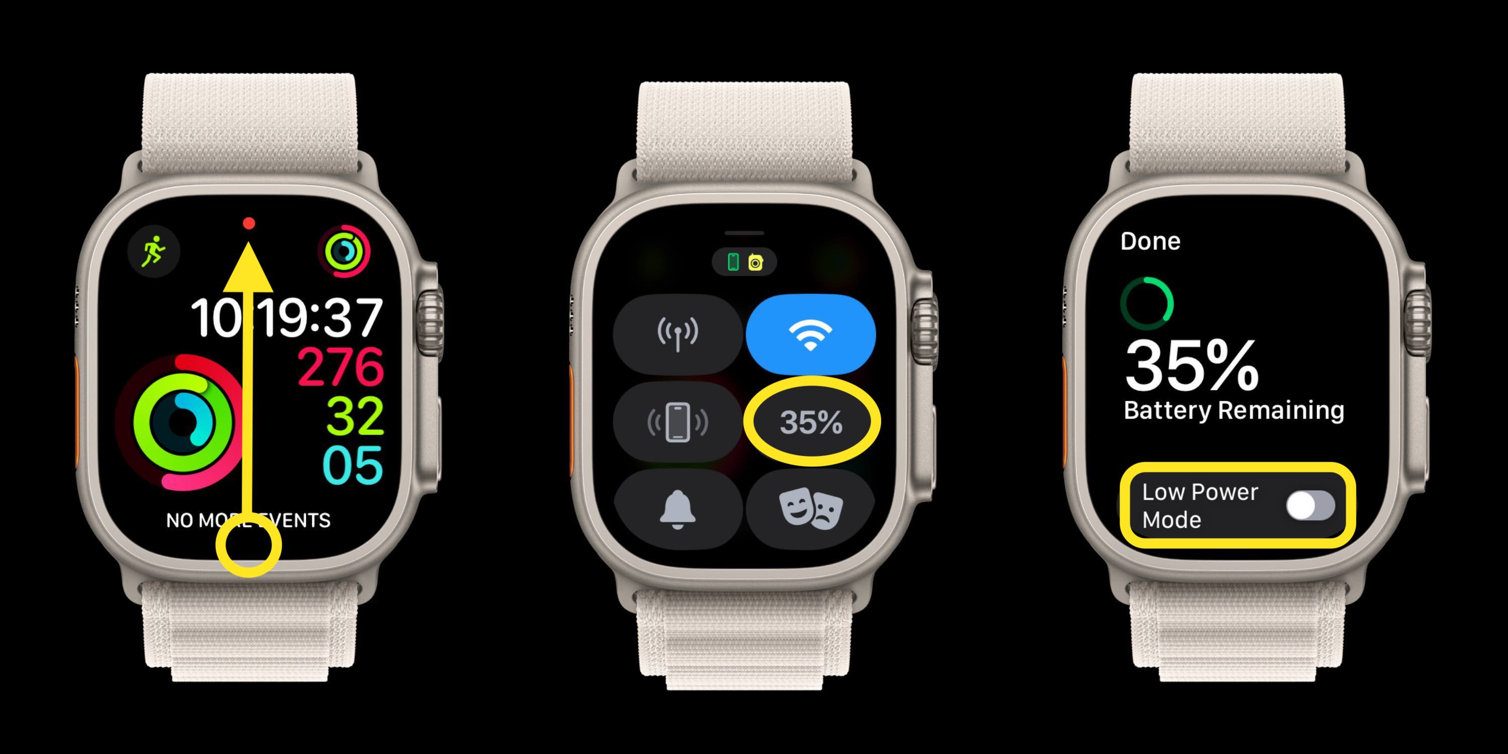 以下是使用 Apple Watch Ultra 获得 60 小时电池的方法