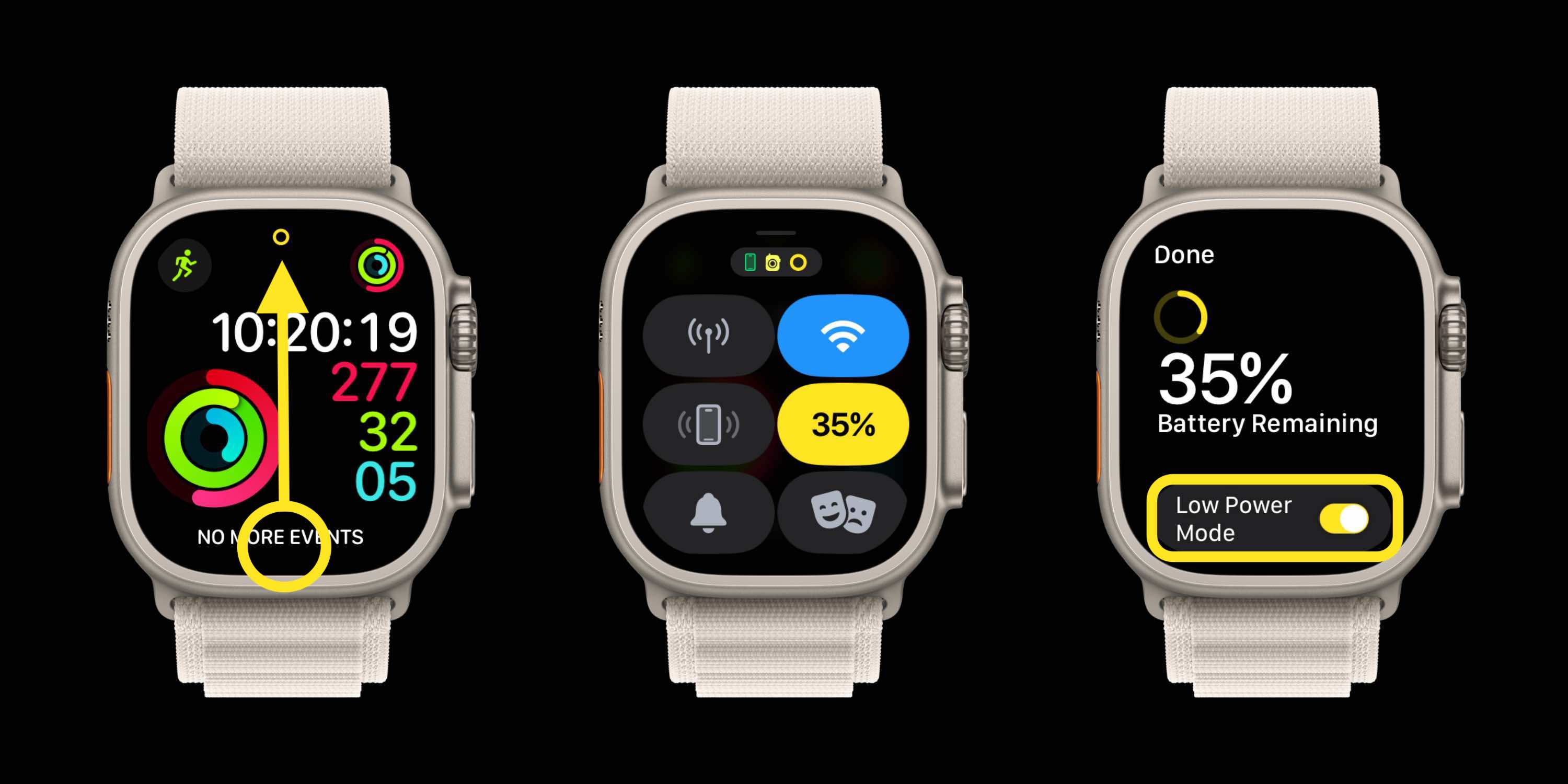 以下是使用 Apple Watch Ultra 获得 60 小时电池的方法