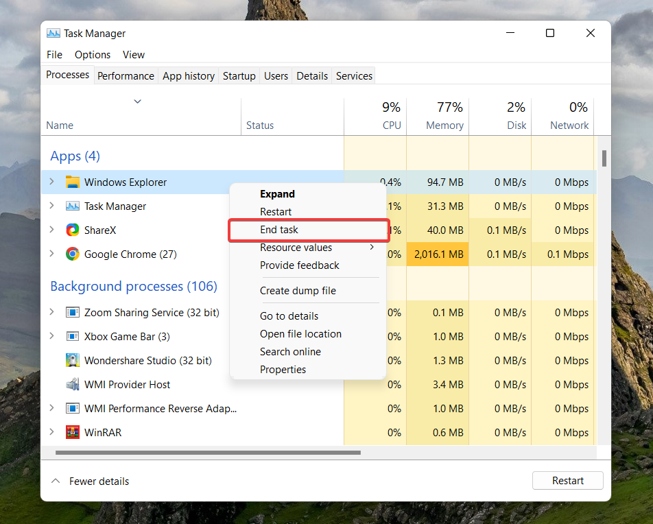 文件资源管理器在 Windows 11 上没有响应?如何修复它