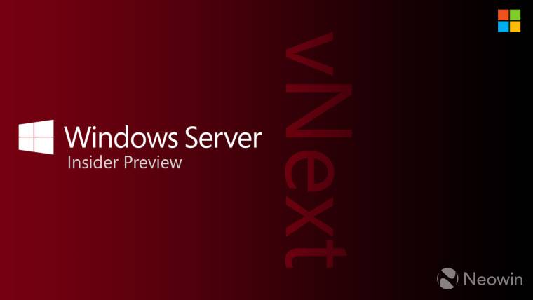 Windows Server VNext Preview 内部版本 25099 现已推出