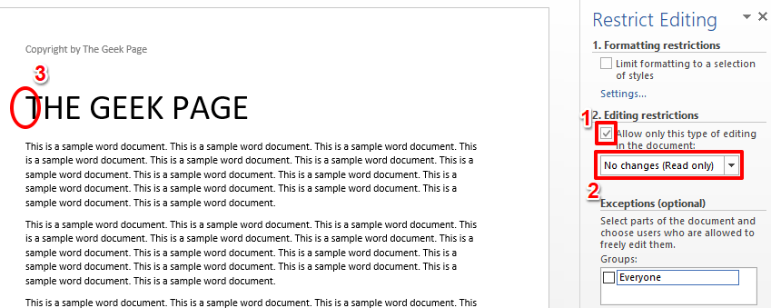 如何防止编辑 Word 文档的页眉/页脚