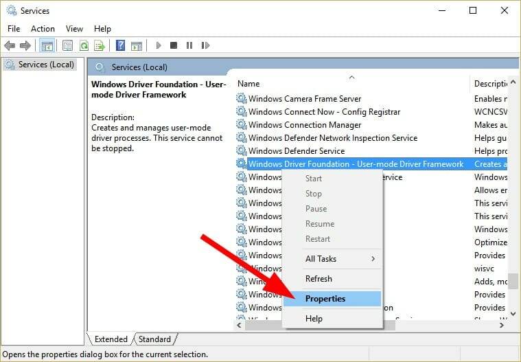 修复:Windows Driver Foundation 丢失错误