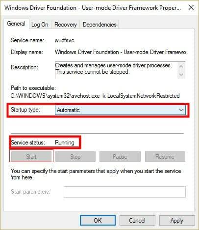 修复:Windows Driver Foundation 丢失错误