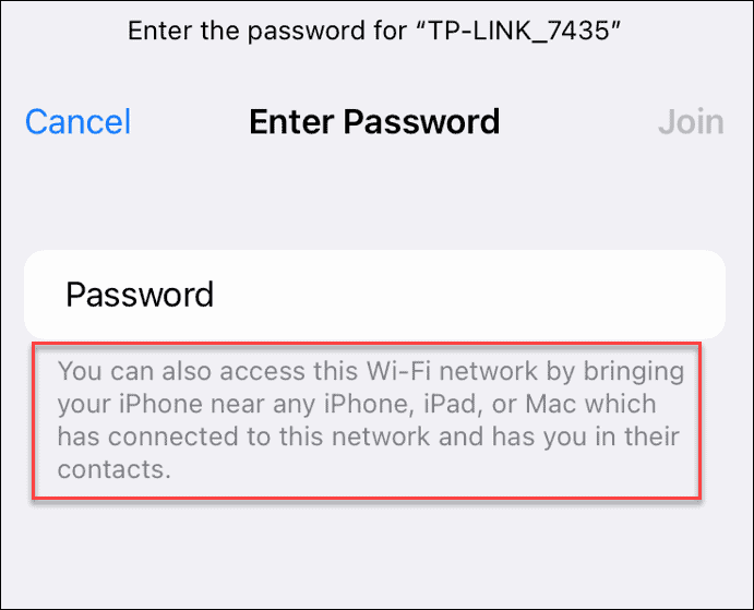 如何在 iPhone 上共享 WiFi 密码