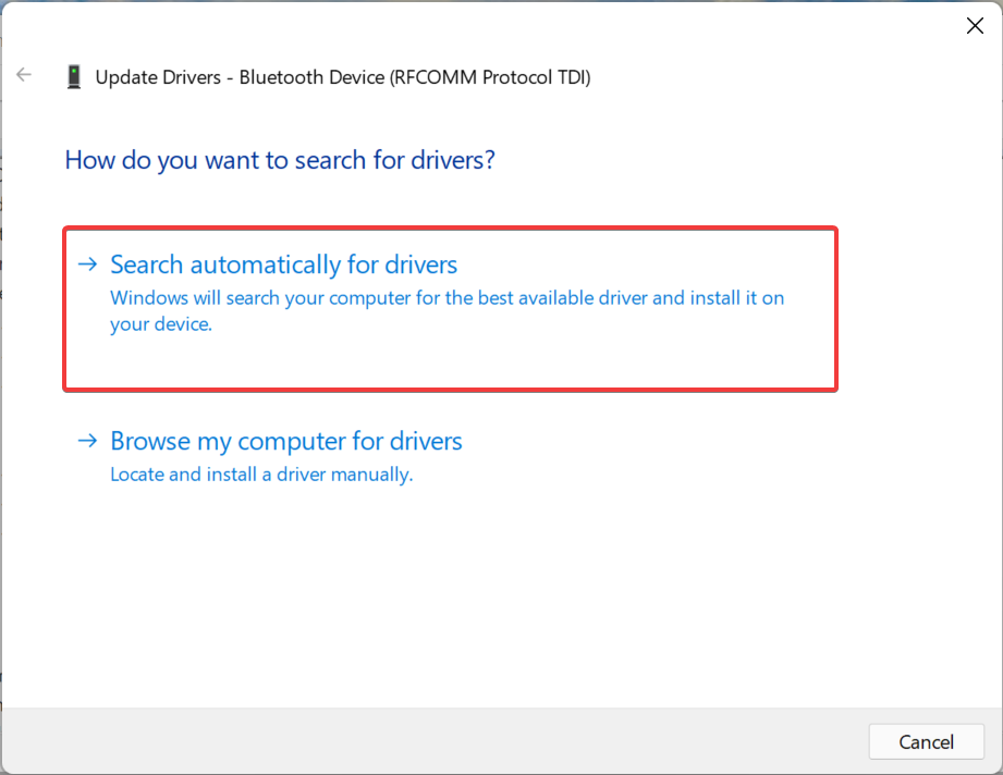 修复:Windows 11 的设备管理器中缺少蓝牙