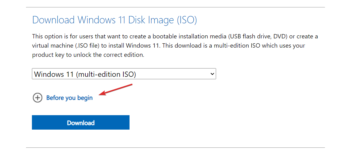 Windows 11 ISO 下载失败？这是做什么
