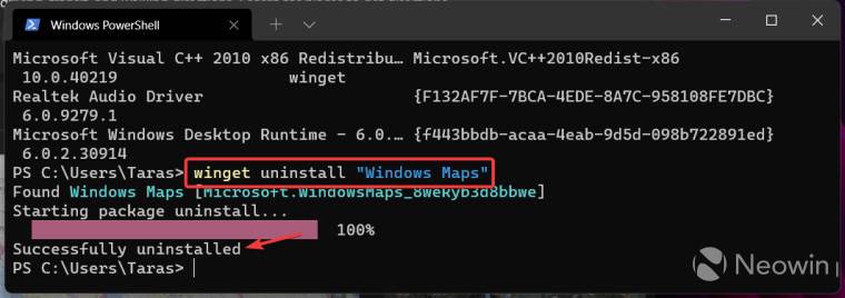 以下是卸载默认 Windows 11 应用程序的方法