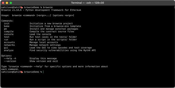 Python Web3 开发:用 Brownie 部署智能合约