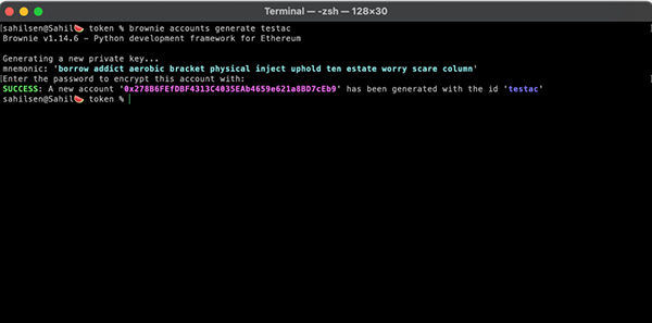 Python Web3 开发:用 Brownie 部署智能合约