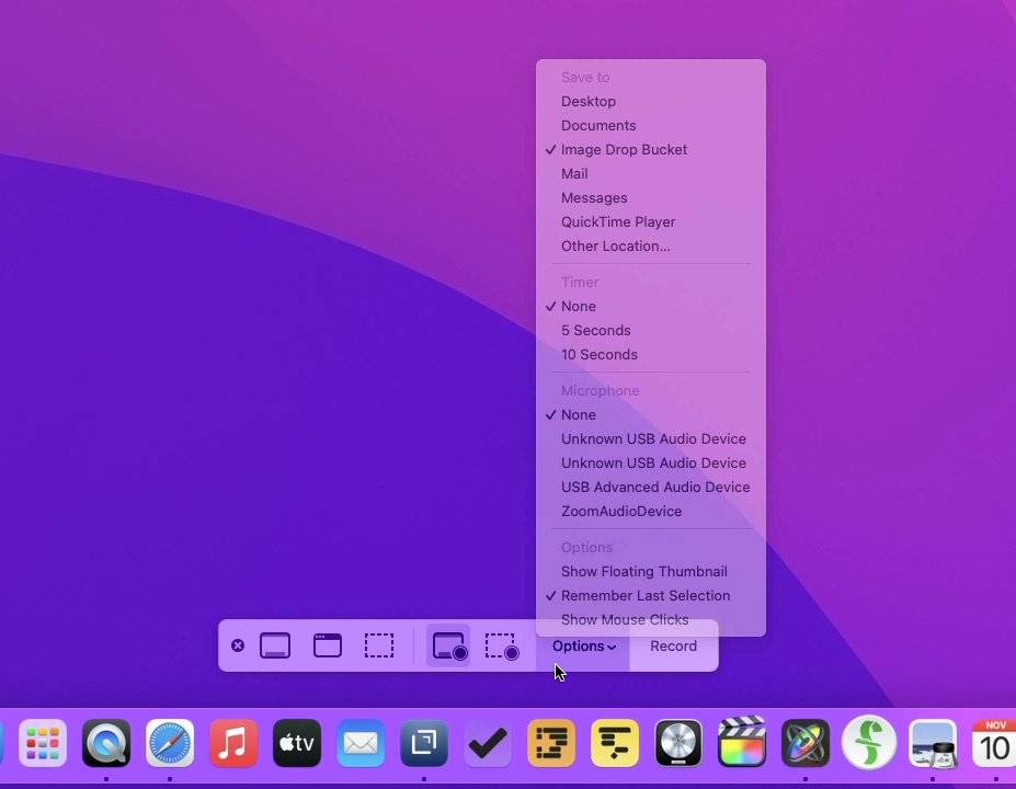 如何在 macOS Monterey 中对屏幕进行视频捕获