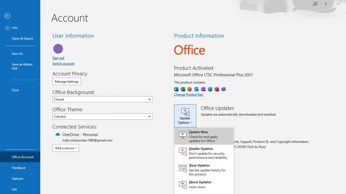 如何更新 Microsoft Outlook?