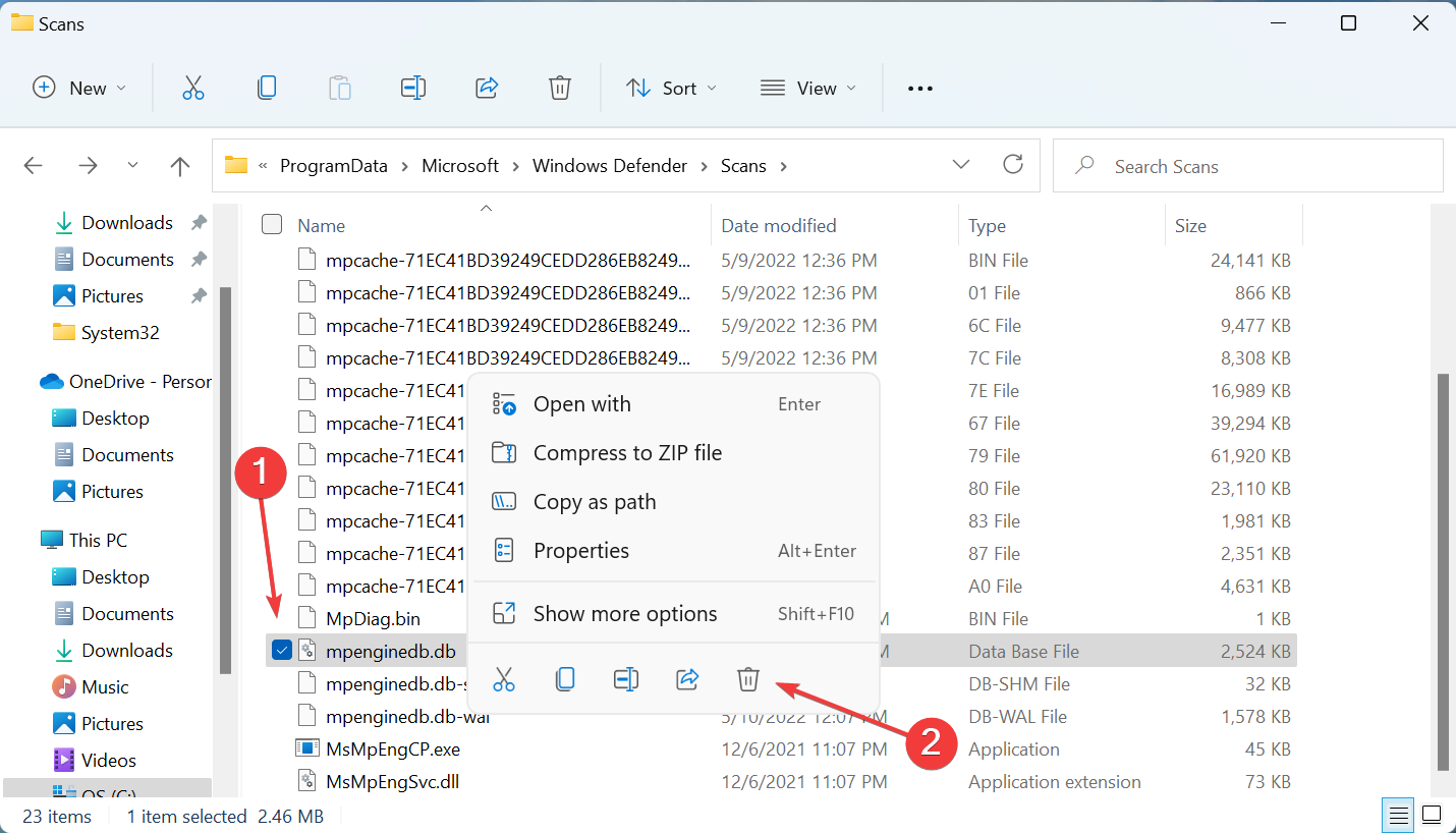 在 Windows 11 中清除保护历史记录的 2 种方法