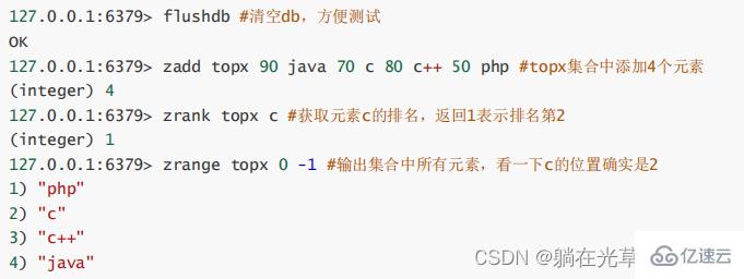 Redis有序集合zset的相关知识点有哪些?