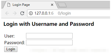 启用springboot security后登录web页面需要用户名和密码如何解决