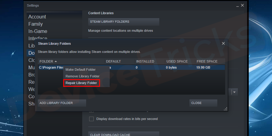 如何修复 Steam 缺少文件权限错误?