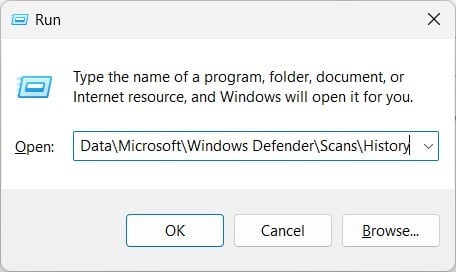 修复: Windows 安全保护历史记录丢失