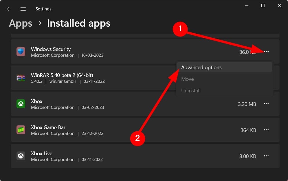 修复: Windows 安全保护历史记录丢失