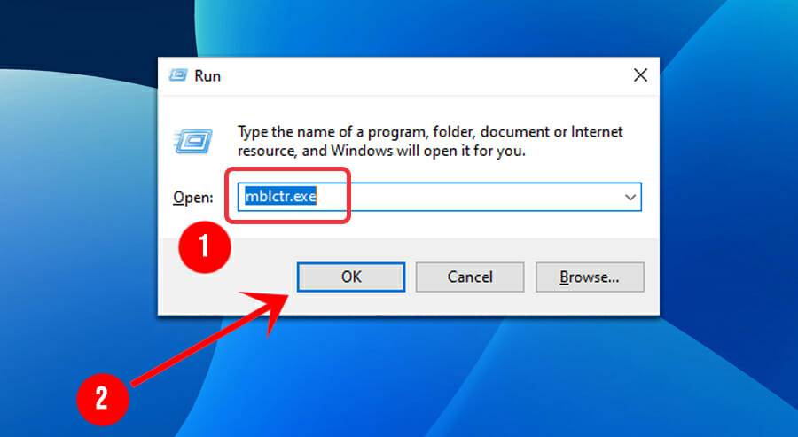 windows移动中心如何打开
