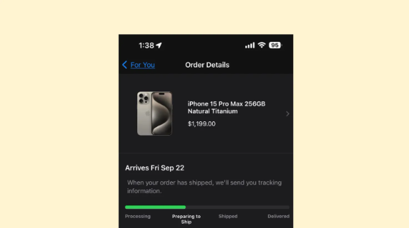 苹果官方订单状态曝光:一些用户或提前抢到新iPhone