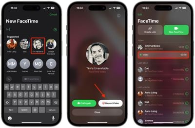 iOS 17:如何录制FaceTime视频或音频消息