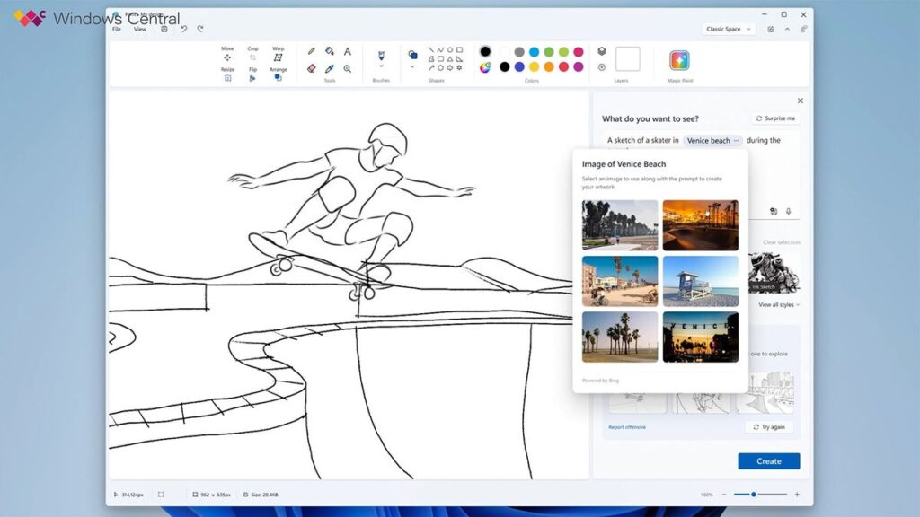微软计划为小画家 MS Paint 引入人工智能功能?