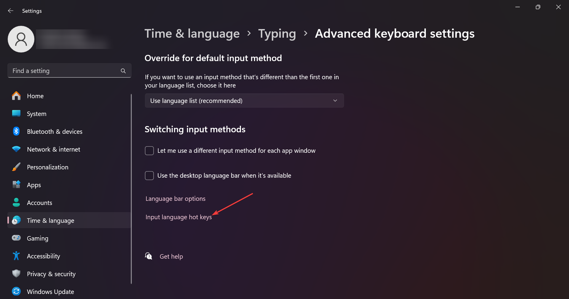 修复: Alt + Shift 不会更改 Windows 11 上的语言