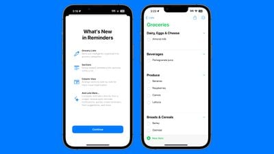 iOS 17:如何在提醒应用程序中对杂货进行排序