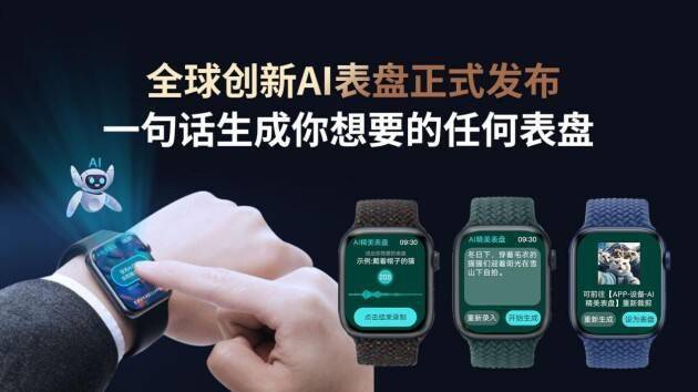 微克科技Wearfit正式发布全球创新AI表盘和GPT人工智能2.0