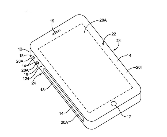 苹果专利曝光:iPhone侧面屏幕即将成为现实