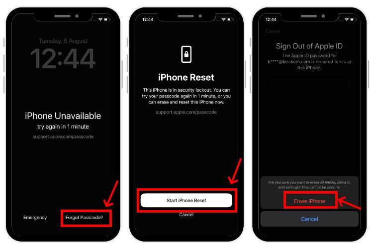如何在没有密码的情况下解锁iPhone
