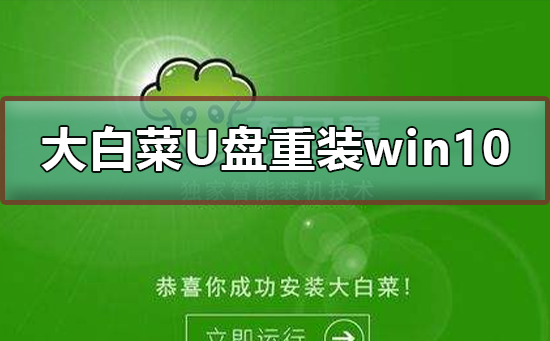 教你如何在大白菜U盘上重新安装win10系统