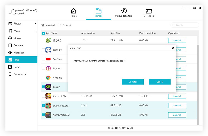 应用程序不能在iPhone Xs / Xs Max / XR / X / 8/7上删除如何解决？