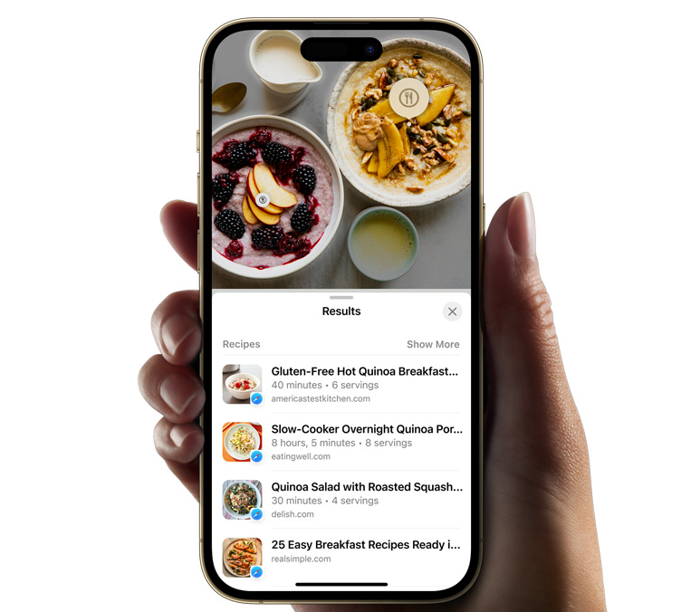 iOS 17 值得留意的细节改进汇总:实用离线地图、支持看图查询菜谱等