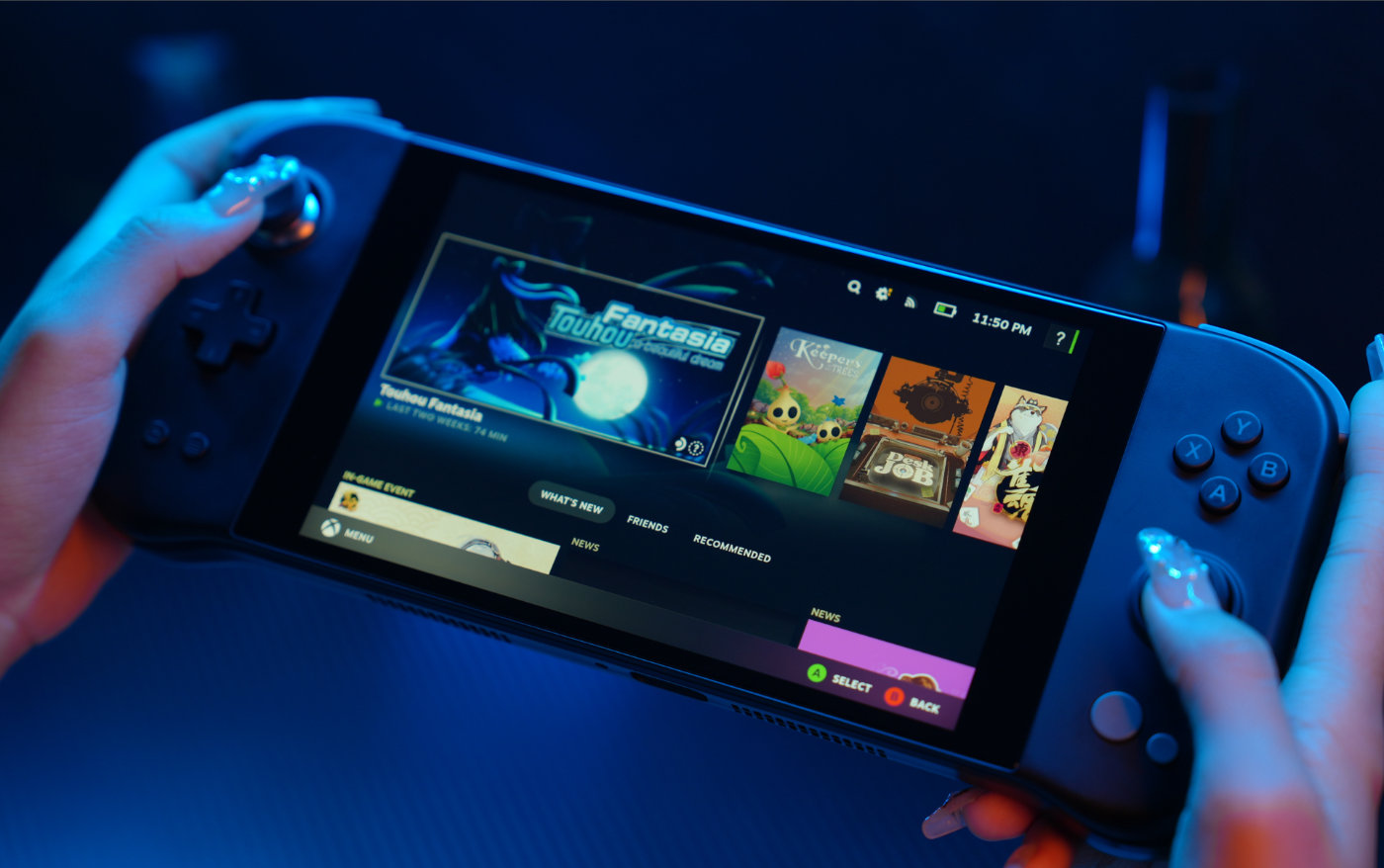 AYANEO NEXT LITE 掌机发售:首次预装 SteamOS,清库存 1699 元起