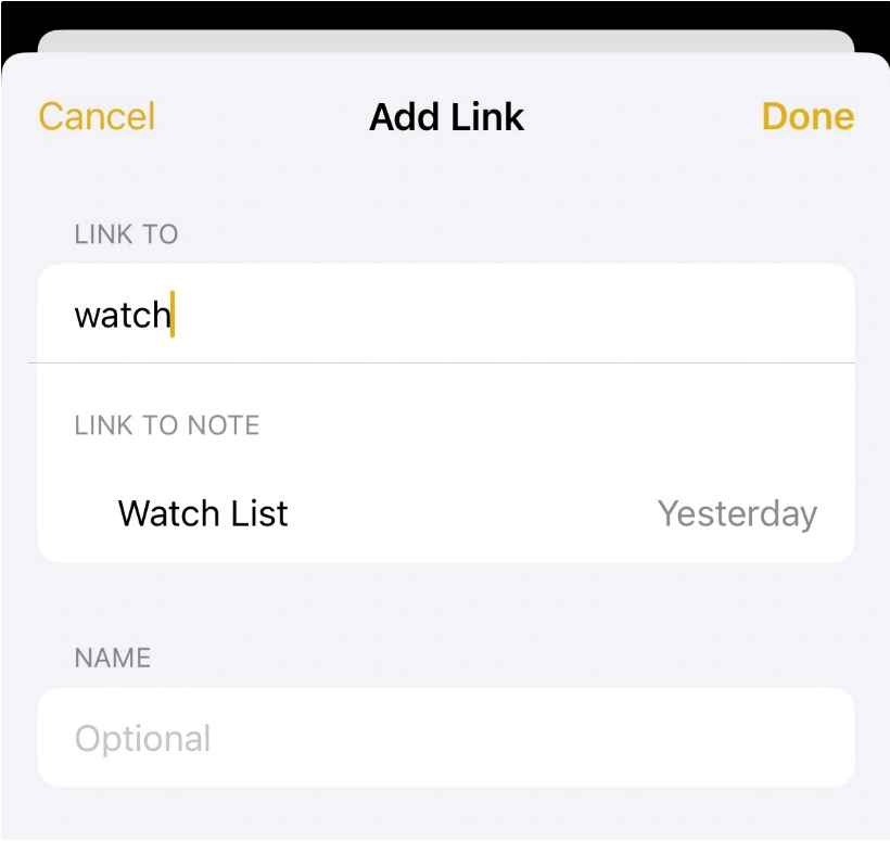 如何在iOS 17 备忘录应用中嵌入笔记链接?