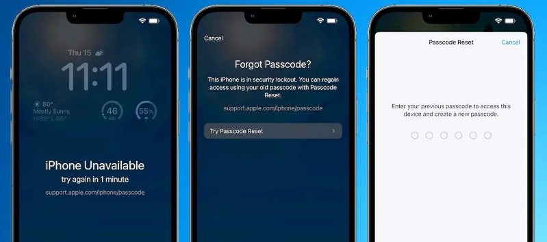 苹果iOS 17新增特性：允许在72小时内使用旧密码再次重置