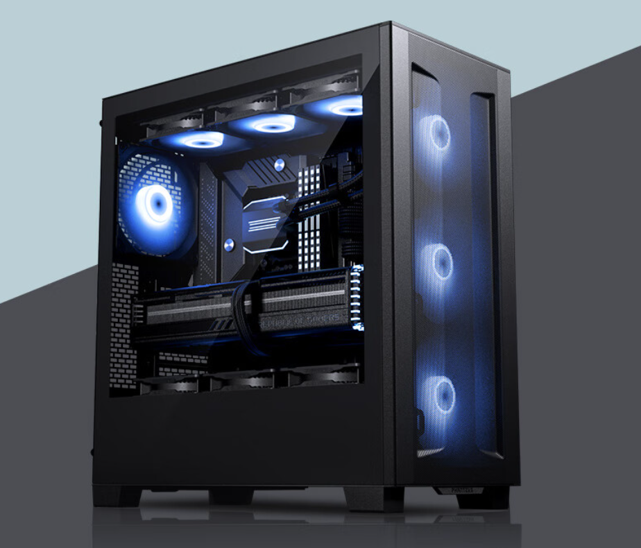 追风者 XT523 / Ultra 侧透机箱开售:360 水冷、背插主板,399 元起