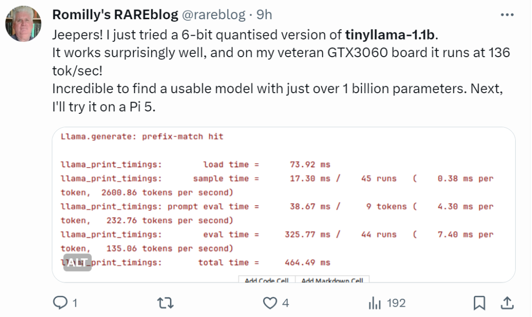 轻量级模型,重量级性能,TinyLlama、LiteLlama小模型火起来了
