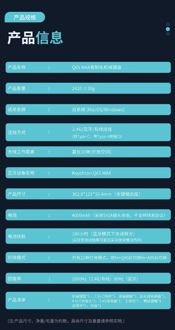 Keychron 上架 Q1 / Q65 MAX 三模机械键盘:Gasket 结构、可选 65% 及 75% 布局,到手 1118 元起