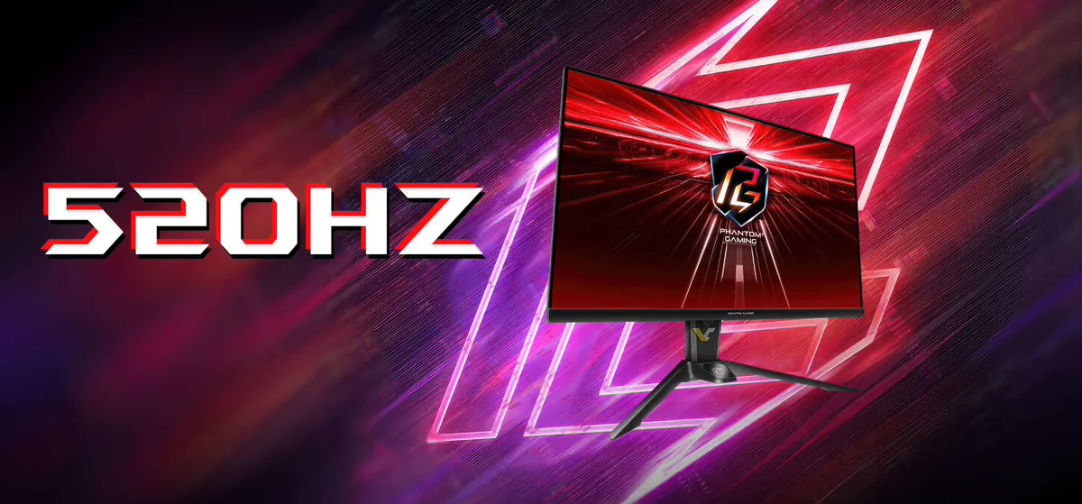华擎 CES 2024 新品亮相：PG27FFX2A 等三款显示器以 520Hz 刷新率、Wi-Fi 7 天线惊艳登场
