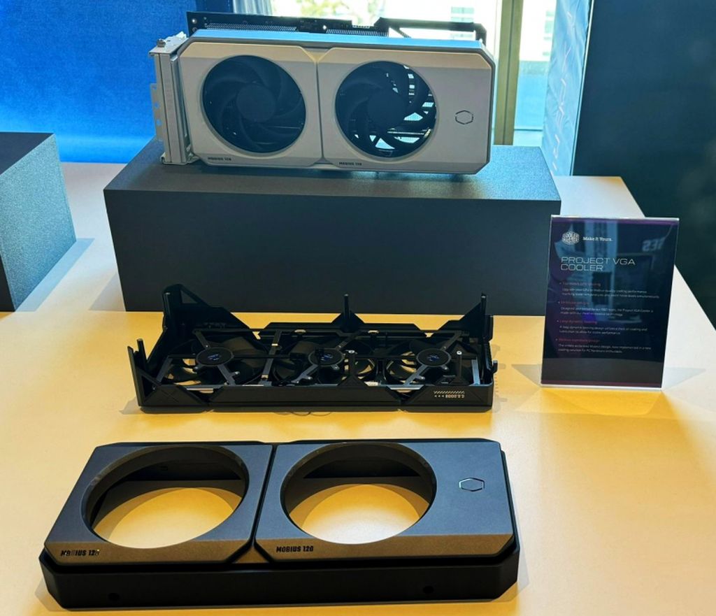 酷冷至尊展示 VGA 项目:给显卡加装风扇,改善散热、降低噪音