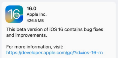 iOS 16/iPadOS 16 开发者测试版Beta 6现已推出