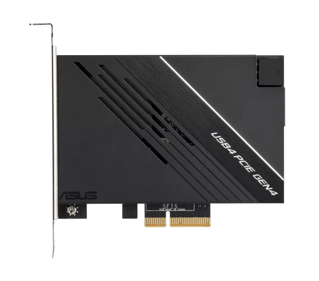 华硕推出 PCIe USB 4 扩展卡:40 Gbps 双向带宽、2C + 2 DP 接口设计