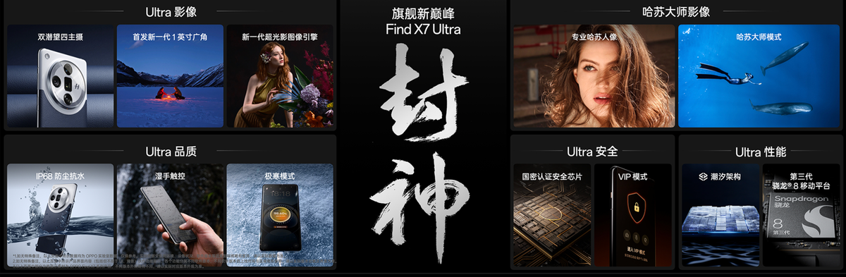 骁龙8助OPPO Find X7 Ultra成为大师级影像拍摄利器
