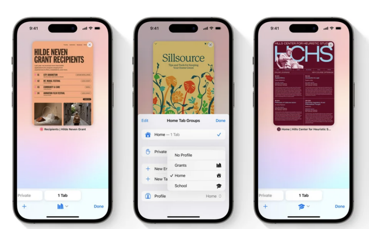 iOS 17 新功能:防止在浏览网站时被追踪,需验证才能查看浏览内容
